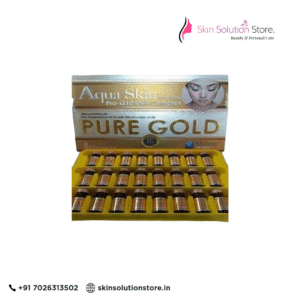 Aqua Skin Pro Q10 RNA Complex Pure Gold Glutathione Skin Whitening 24 Sessions Injection