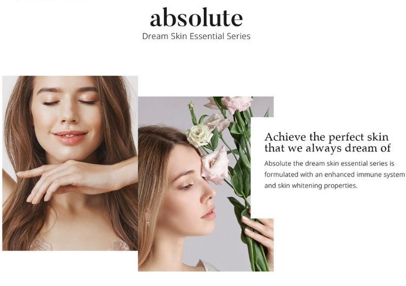 Absolute Dream Skin Essential Series 5000mg Glutathione Skin Whitening Injection