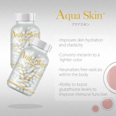 Aqua Skin Glutathione and Collagen Whitening Capsules