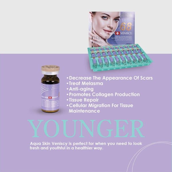 Aqua Skin Veniscy 68 TriNA Pico cell Glutathione Skin Whitening Injection - Image 3