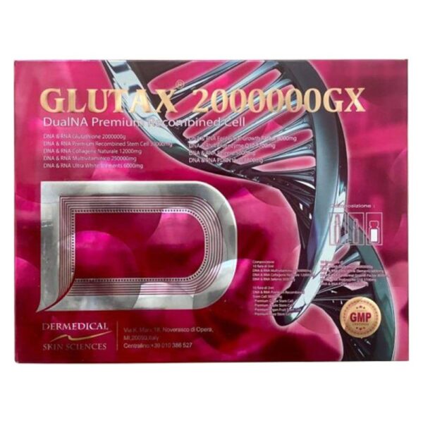 Glutax 2000000GX DualNA Premium Recombined Cell 10 Sessions Glutathione - Image 5