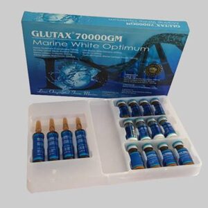 Glutax 70000gm Marine White Optimum Skin Whitening Injection 4 Session