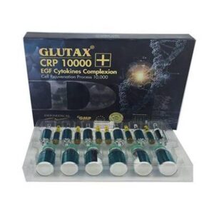 Glutax CRP 10000 EGF Cytokines Complexion Glutathione Skin Whitening Injection