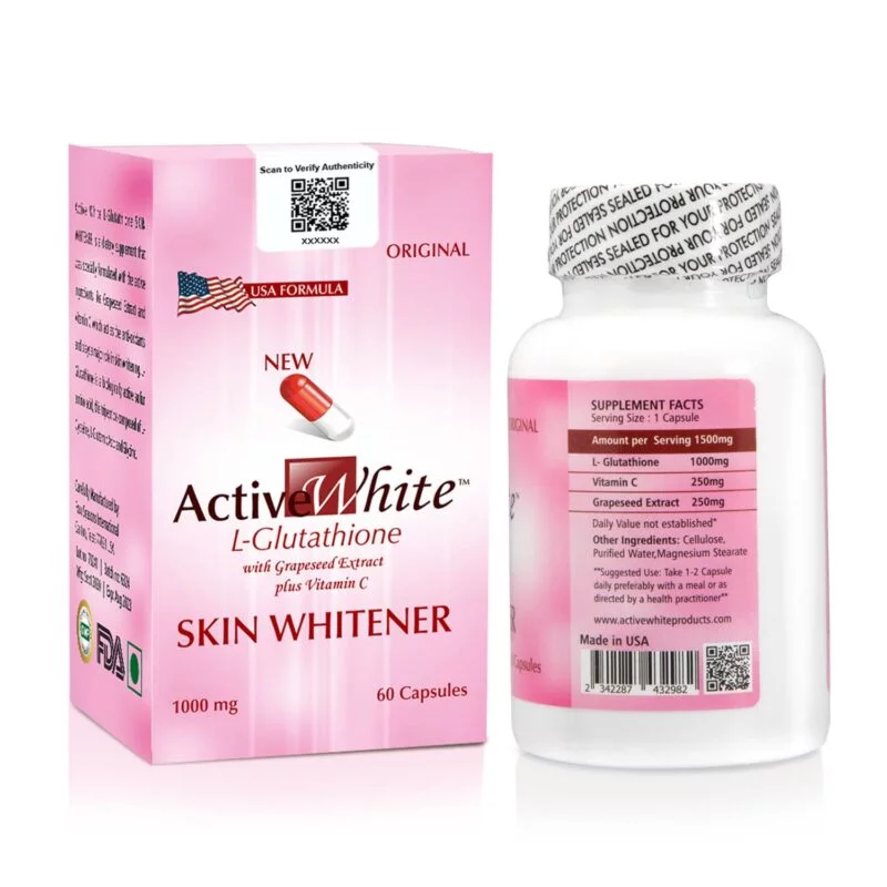 Active White L Glutathione Skin Whitening Capsule