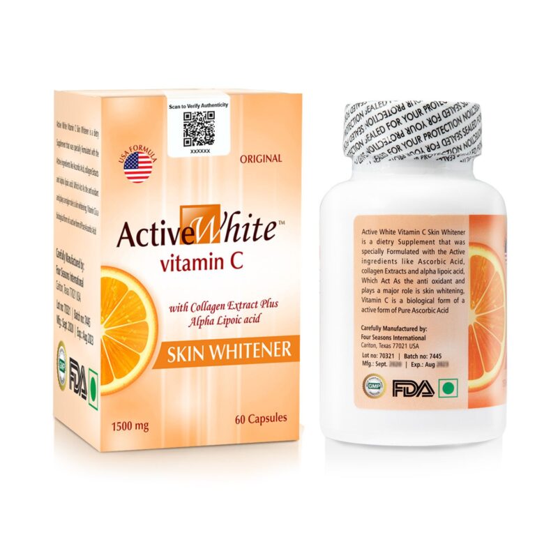 Active White Vitamin C 1000mg Skin Whitening Capsule