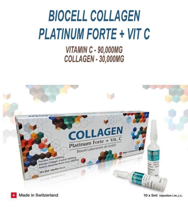 Biocell Collagen Platinum Forte Plus Collagen and Vitamin C Injection 90000mg