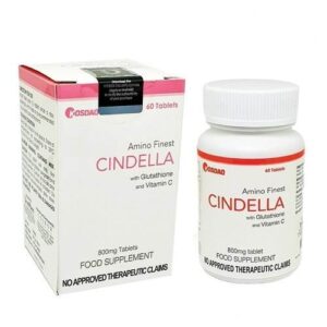 Cinderella Amino Finest with Glutathione and Vitamin C 800 mg Skin Whitening Capsules are ideal for use since they lighten skin tone and reduce ageing by giving acne-free, smooth, radiant skin. Because of their high vitamin C content, these capsules aid in the battle against hazardous chemicals that may damage our skin as a result of pollution or damaging sun rays. These capsules are a one-stop shop for all skin issues, and testimonials show that they produce outstanding skin outcomes.