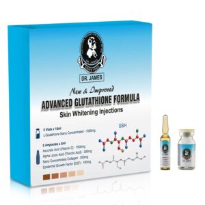 Dr James Glutathione 1500mg Skin Whitening Injection