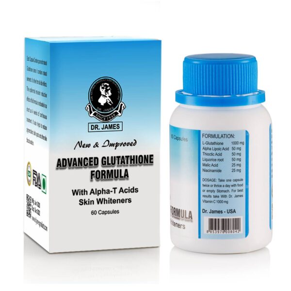 Dr James Glutathione Capsules for Skin Whitening