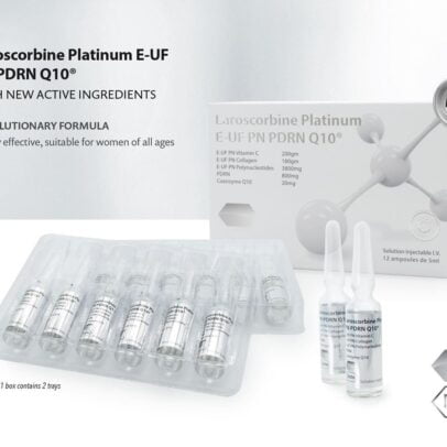 Laroscorbine Platinum E UF PN Vitamin C 200g & Collagen 180g Injection