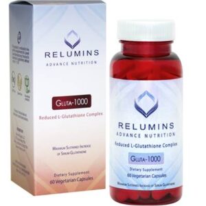 Relumins 1000mg Reduced Glutathione 60 Capsules