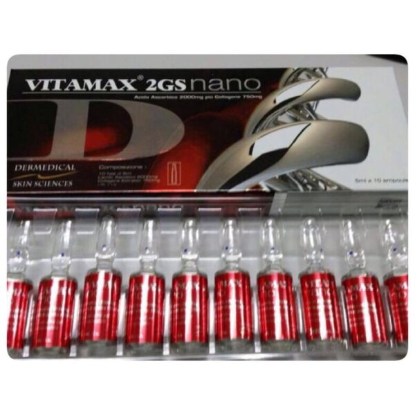 Vitamax 2GS Nano Vitamin C and Collagen Skin Whitening Injection