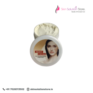 Skin whitening night cream