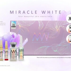 Miracle White 60000mg Glutathione Skin Whitening Injection With SLC24A5