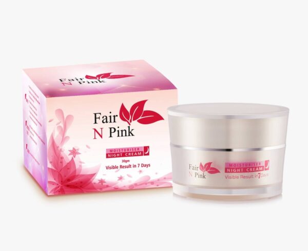 Fair N Pink Glutathione Skin Whitening Night Cream - Image 2