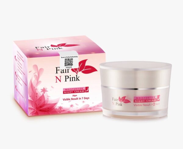 Fair N Pink Glutathione Skin Whitening Night Cream