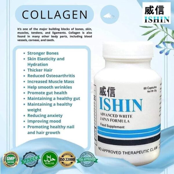 ISHIN Advance White Japan Formula,60caps - Image 4