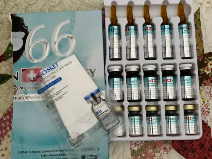 Aqua skin veniscy 66 pico cell absorbtion supreme effective skin whitening glutathione injection photo review