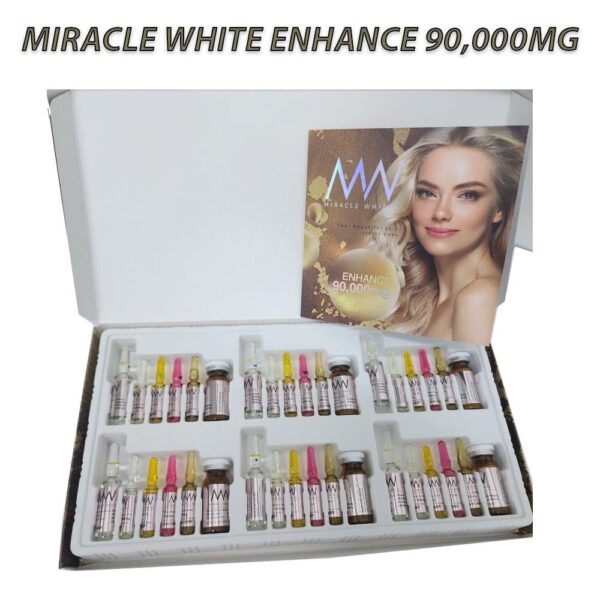 Miracle White Enhance 90000mg Glutathione Skin Whitening Injection 6 Session - Image 3