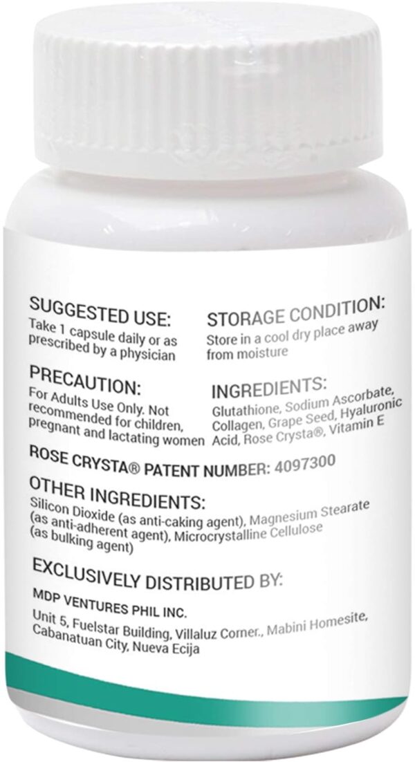 Kirei Glutathione Skin Whitening Capsule - Image 5