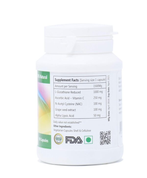 Gluta Fair 5 in 1 Skin Whitening Pills – 90 Capsules - Image 3