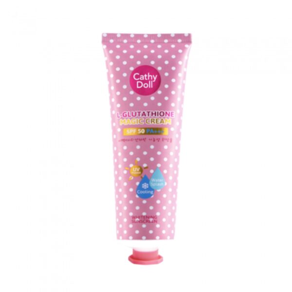 Cathy Doll L-Glutathione Magic Cream SPF 50 Whitening Sunscreen 138ml - Image 2