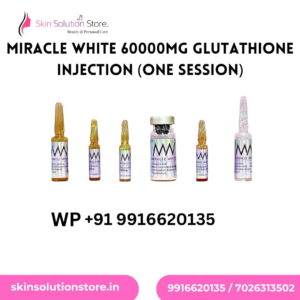 Miracle White 60000mg Glutathione Injection ONE SESSION