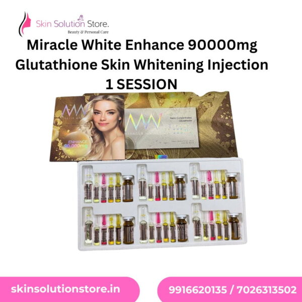 Miracle White Enhance 90000mg Glutathione Skin Whitening Injection ONE SESSION
