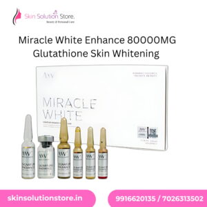 Miracle White 80000mg Glutathione Skin Whitening Injection