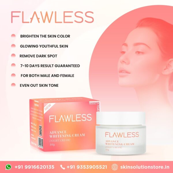Flawless Advance Whitening Night Cream (25G) - Image 5