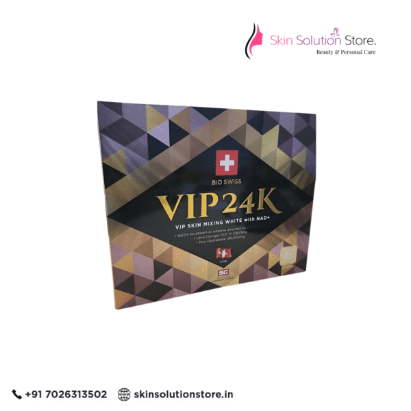 Bio Swiss VIP 24K NAD+ Glutathione Skin Whitening Injection - 4 Session - Switzerland
