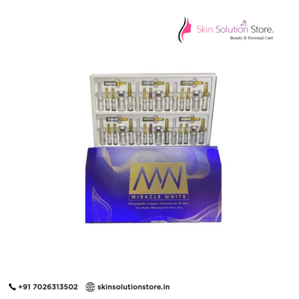 Miracle White 99000000mg Glutathione Injection