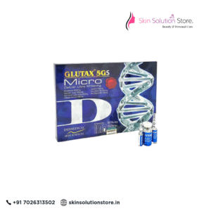 Glutax 5GS Micro 5000 MG Skin Whitening Injections 6 Sessions
