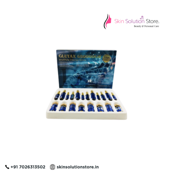 Glutax 680000GR SnoRNAs Intense White Glutathione Skin Whitening Injection - 4 Session - Italy