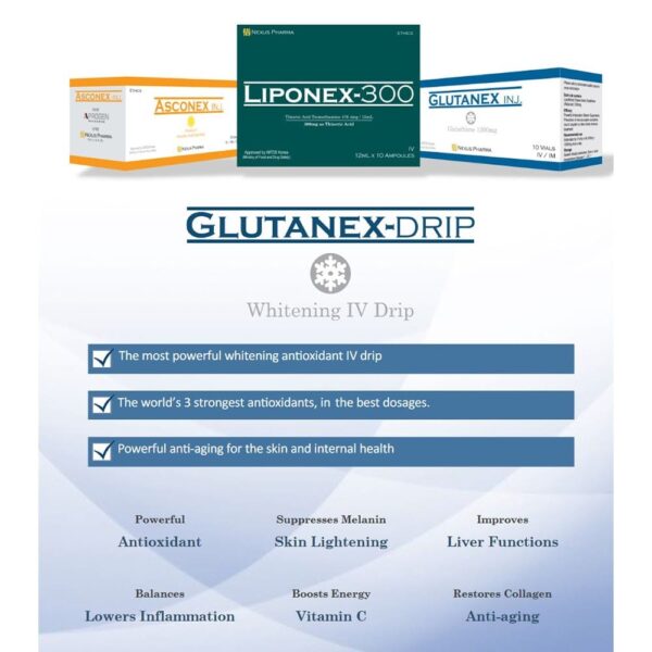 Nexus Pharma Glutanex Glutathione 1200mg Injections - Image 5