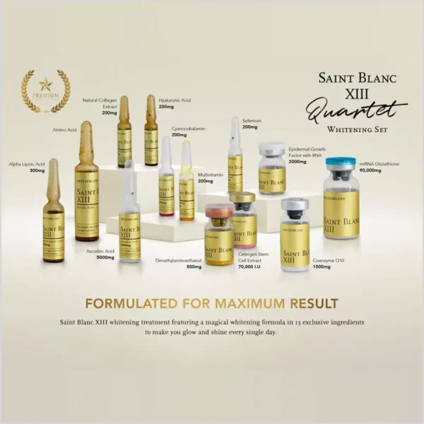 Saint Blanc XIII Glutathione Skin Whitening Injection - Image 2