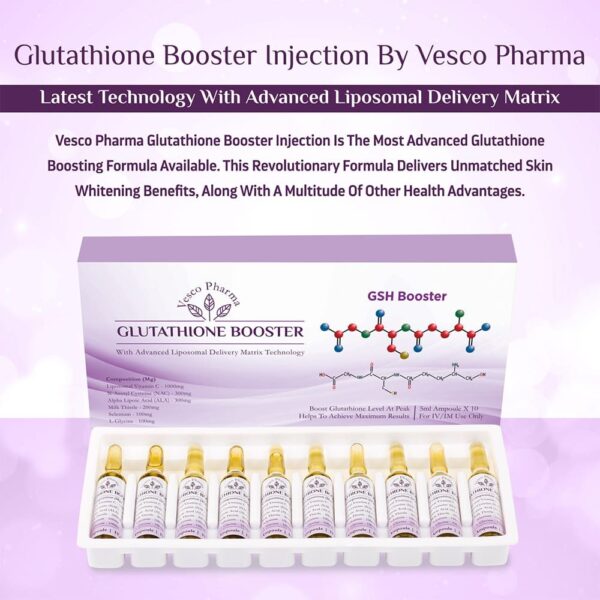 Vesco Pharma Glutathione Booster Injection - Image 3