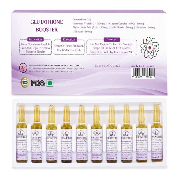 Vesco Pharma Glutathione Booster Injection - Image 2