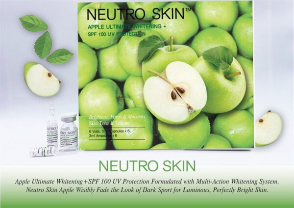 Neutro Skin Green Apple Whitening Glutathione Injection - Image 2