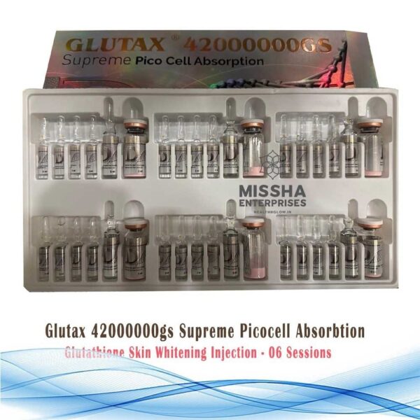 Glutax 42000000gs Supreme Pico Cell Glutathione injection