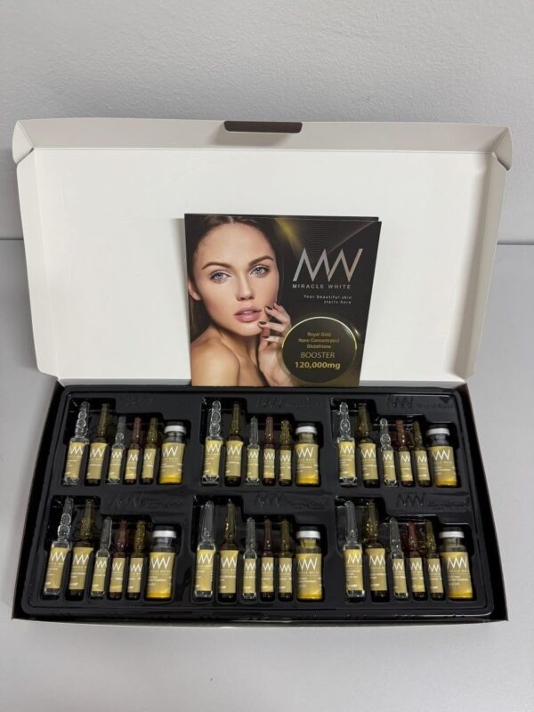 Miracle White Royal Gold 120000mg Glutathione Injection - Image 6
