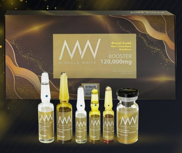 Miracle White Royal Gold 120000mg Glutathione Injection