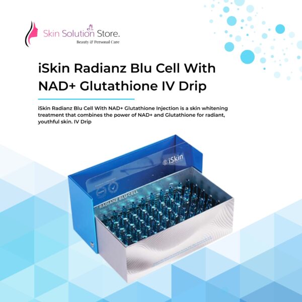 ISkin Radianz Blu Cell NAD+ Glutathione Skin Whitening Injection – 5 Sessions - Switzerland - Image 4