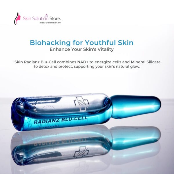 ISkin Radianz Blu Cell NAD+ Glutathione Skin Whitening Injection – 5 Sessions - Switzerland - Image 2
