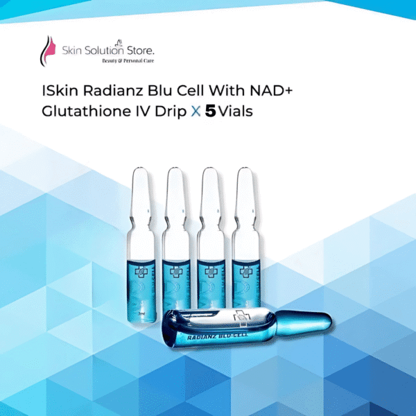 ISkin Radianz Blu Cell NAD+ Glutathione Skin Whitening Injection – 5 Sessions - Switzerland - Image 5