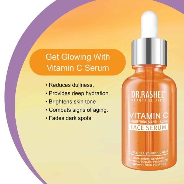 Dr.Rashel Vitamin C Face Serum For Brightening - Anti-Aging 30ml - Image 6
