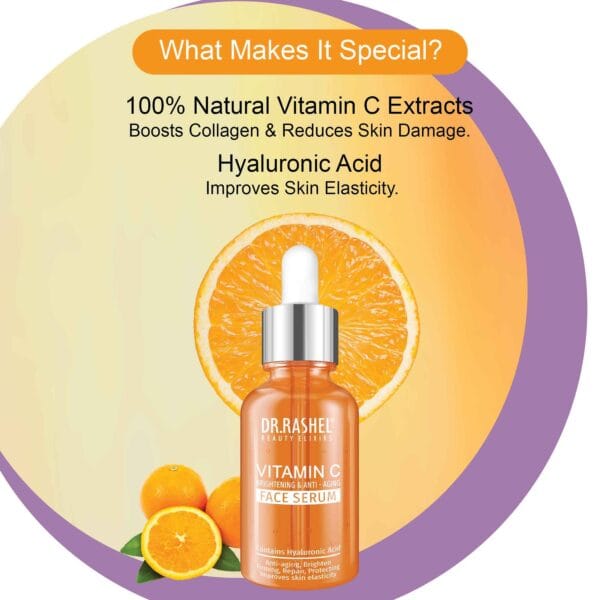 Dr.Rashel Vitamin C Face Serum For Brightening - Anti-Aging 30ml - Image 5